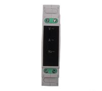Unité d'affichage numérique triphasée Tension Courant Fréquence Moniteur Modulaire DIN Rail Montage sur rail LED Compteur de panneau Compact Plastique Blanc 90 x 65 x 18 mm pour