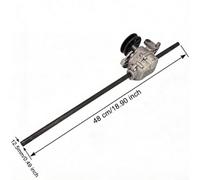 Unité D'Auto-Propulsion Pour 48cm Compatible GXV160 LC139 LC196 | Metal Construction, 12.5mm Shaft, Fits 4-stroke Engines, Reduces Pushing Effort, pour ideal For Large Lawns