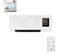 Unité de climatisation murale, mini climatiseur portable avec télécommande et minuterie, chauffage de refroidissement efficace pour le bureau à domicile, conception d'économies d'espace, fonctionnemen