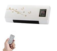 Unité de climatisation sans conduit portable pour chambre à coucher, refroidisseurs de montage mural 3 en 1 avec ventilateur sans lame et télécommande, système de refroidissement ultra silencieux, con