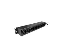 - Unité de distribution d'alimentation (rack-montable) - prises schuko, horizontales, avec interrupteurs - CA 250 V - 3500 Watt - entrée : CEE 7/4 -