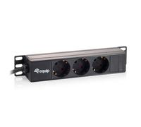 Unité de distribution Equip 333299 3 prises 1U rack 10 pouces câble 1,5 m