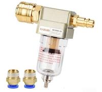 Unité de filtre à air comprimé avec séparateur intégré et support de montage pour une utilisation avec outils pneumatiques et systèmes de contrôle