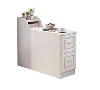 Unité de rangement latérale pour canapé Armoire d'appoint de canapé Table légère d'accoudoir à fente scandinave luxe avec armoire rangement porte Petite table basse étroite multifonctionnelle d'angle