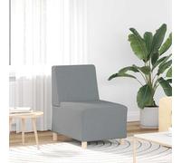 vidaXL Fauteuil 55 cm Tissu Gris Modèle 4108468