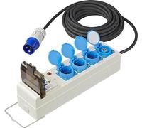 Unité tente/remorque pliante 20M 3x1,5mm² avec MCCB et RCD + 2xUSB