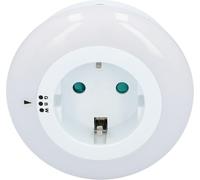 Unitec 41677 Veilleuse Ronde à LED changeant de Couleur + Prise