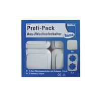 Unitec 41797x Roma Set Comprenant 4 interrupteurs et 1 Plaque Double