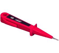 Unitec 46420L Testeur de phase isolé pour réseau électrique européen Rouge IP54 125-250 V 19 cm
