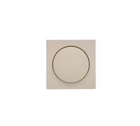 UNITEC Cache pour variateur Miami, IP20, bouton pression, brillant, beige sahara, 1 pièce