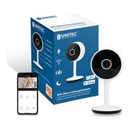 Unitec Caméra de Surveillance Intelligente WiFi - Caméra vidéo Full HD - Détection de Mouvement et de Bruit - Fonction Vision Nocturne