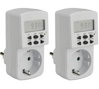 UNITEC Minuteur hebdomadaire numérique pour l'intérieur (Lot de 2)