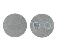 UNITEC Support magnétique pour détecteur de fumée Mini | 40 mm de diamètre | extrêmement Puissant | Autocollant