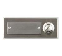 Unitec - unitect bouton pour sonnette, en zinc moule, 2 boutons 41105 G