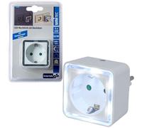 Unitec Veilleuse LED Blanc Prise Murale Détecteur De Lumière 10 Lux 41697