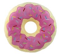 United Labels Coussin rond en forme de donut - 40 cm - Rose - En peluche - Cadeau amusant pour enfants et adultes