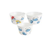 United Labels Die Schlümpfe Bol à céréales en porcelaine Blanc 500 ml