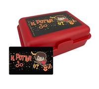 United Labels Harry Potter Boîte à déjeuner Quidditch avec séparateur Rouge
