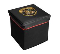 United Labels Harry Potter Boîte de rangement avec couvercle - Poudlard pour chambre d'enfant - Boîte à jouets idéale pour étagère Kallax Noir 28 x 28,5 x 28,5 cm
