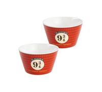 United Labels Harry Potter Bol - Poudlard Express Platform 9 3/4 Bol à céréales en porcelaine 500 ml Rouge