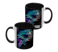 United Labels Looney Tunes - Roadrunner Mug Tasse de Café Thé en porcelaine noir 320 ml