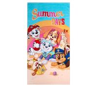 United Labels Paw Patrol Serviette de plage 100 % coton pour enfant Motif journées d'été Multicolore 140 x 70 cm