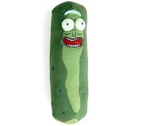 United Labels Rick and Morty Pickle Rick Coussin décoratif en peluche concombre Vert 28 x 8 cm