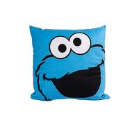 United Labels Sesame Street Coussin décoratif Motif monstre miettes Bleu 30 x 30 cm
