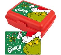 United Labels The Grinch - Boîte à déjeuner - Boîte à déjeuner avec séparateur - Rouge