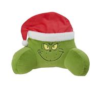 United Labels The Grinch Coussin de dossier pour lit et canapé avec accoudoirs Coussin de lecture pour le dos, la nuque et la tête Vert 40 x 38 cm