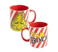 United Labels The Grinch Tasse - Team Grinch Tasse à café Tasse à café en céramique Rouge Blanc 320 ml