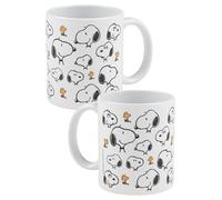 United Labels The Peanuts Snoopy Mug - Allover Tasse à café Mug à café en céramique Blanc 320 ml