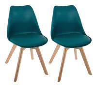 univers decor - Lot De 2 chaises Baya Style scandinave