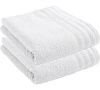 univers decor Lot de 2 draps de Bain Spa 90 x 150 cm / 400 GR/m² (Neige, Lot de 2 draps de Bain Spa 90 x 150 cm)