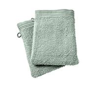 univers decor Lot de 2 Gants de Toilette éponge Spa 15 x 21 cm / 400 GR/m² (Menthe, Lot de 2 Gants de Toilette Spa 15 x 21 cm)