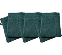 univers decor Lot de 2 ou 6 Gants de Toilette Spa 15 x 21 cm / 400 GR/m² (6, Emeraude)