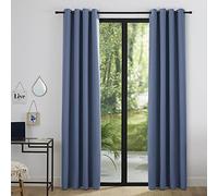univers decor - Lot de 2 Rideaux occultant et obscurcissant 140 x 260 cm (Bleu Tendre, Lot de 2 Rideaux occultant 140 x 260 cm)