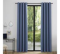 univers decor Lot de 2 Rideaux occultant et obscurcissant 140 x 260 cm Night (Bleu Tendre, Lot de 2 Rideaux occultant 140 x 260 cm)