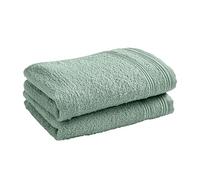 univers decor - Lot De 2 Serviettes invité éponge Spa 30 x 50 cm / 400 GR/m² (Menthe)