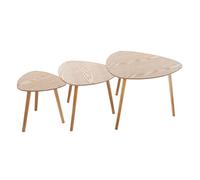 univers decor - Lot de 3 Tables café Bois Miléo Atmosphera