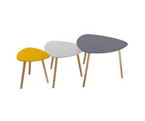 univers decor Lot de 3 Tables café Break Miléo Atmosphera