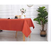 univers decor Nappe enduite avec Traitement antitache (Terracotta, Rectangulaire 145 x 240 cm)