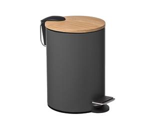 univers decor Poubelle salle de bain 3 litres Modern Color Atmosphéra (Gris foncé)