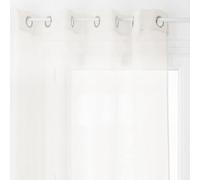 univers decor Voilage Moly tamisant 135 x 240 cm Atmosphera (Ivoire)