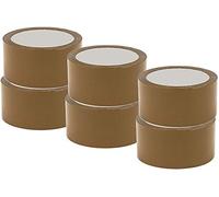 UNIVERS GRAPHIQUE 36 Rouleaux ruban adhésif emballage Marron havane pp silencieux Rouleau de 48 mm x 100 mètres (34% de plus que les 66 mètres long) ref UGRANH100-36