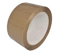 UNIVERS GRAPHIQUE 72 Rouleaux ruban adhésif emballage Marron havane pp silencieux Rouleau de 48 mm x 100 mètres (34% de plus que les 66 mètres long) ref UGRANH100-72