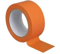 UNIVERS GRAPHIQUE lot de 12 - Rouleau de masquage PVC orange Format 33 mètres x 50 mm - Ruban adhésif de Chantier, Btp, Bâtiment, Travaux de plâtrage et peinture. Isolant