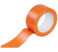 UNIVERS GRAPHIQUE lot de 6 - Rouleau de masquage PVC orange Format 33 mètres x 50 mm - Ruban adhésif de Chantier, Btp, Bâtiment, Travaux de plâtrage et peinture. Isolant