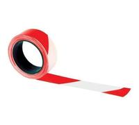 UNIVERS GRAPHIQUE Rubalise rouge et blanc 50 mm x 100 m - Ruban de signalisation de chantier, travaux, balisage - périmètre de sécurité - zone de danger - marque Ref UGRUBAL01