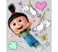 Universal autocollants muraux Despicable Me Agnès 2 autocollants Blanc G
